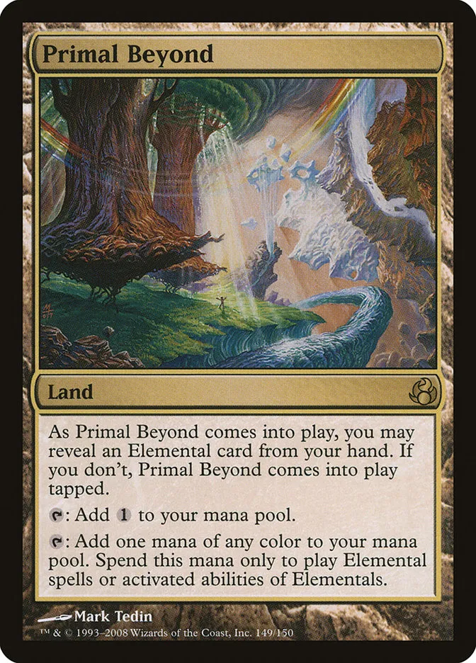 2008 Morningtide Primal Beyond rare #149 unlisted card image