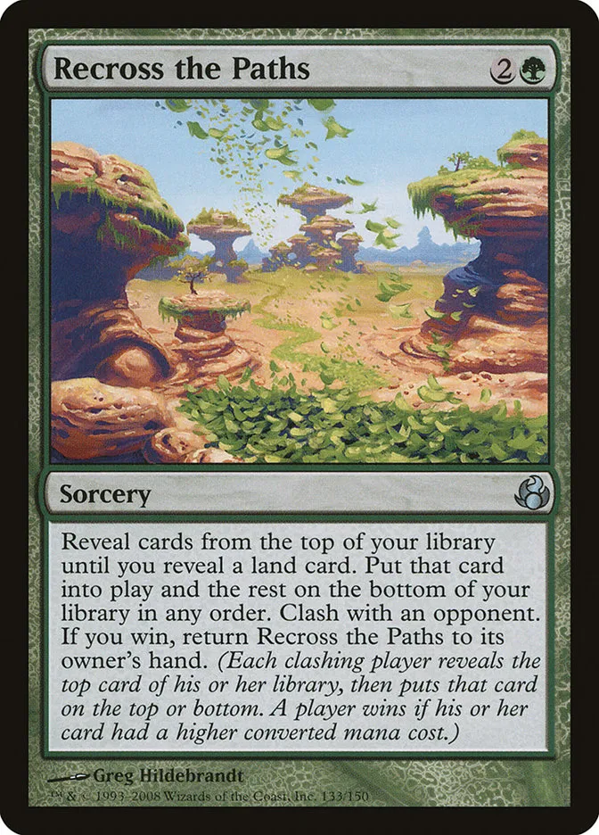 2008 Morningtide Recross the Paths uncommon #133 unlisted card image