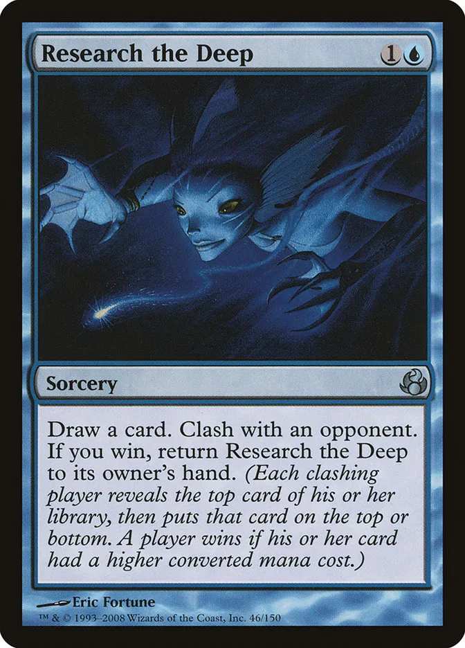 2008 Morningtide Research the Deep uncommon #46 unlisted card image