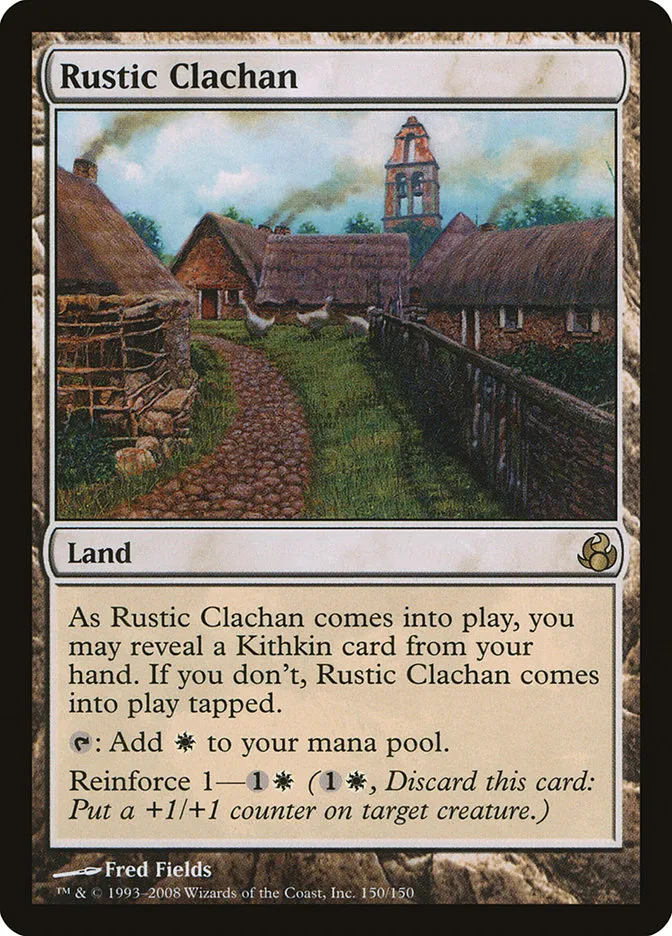 2008 Morningtide Rustic Clachan rare #150 unlisted card image