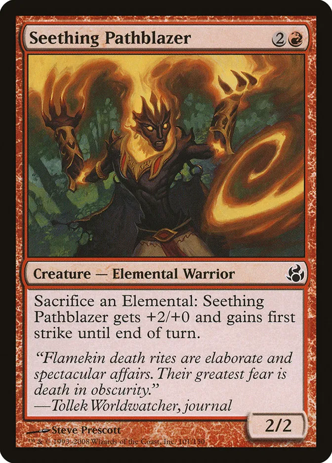 2008 Morningtide Seething Pathblazer common #101 unlisted card image