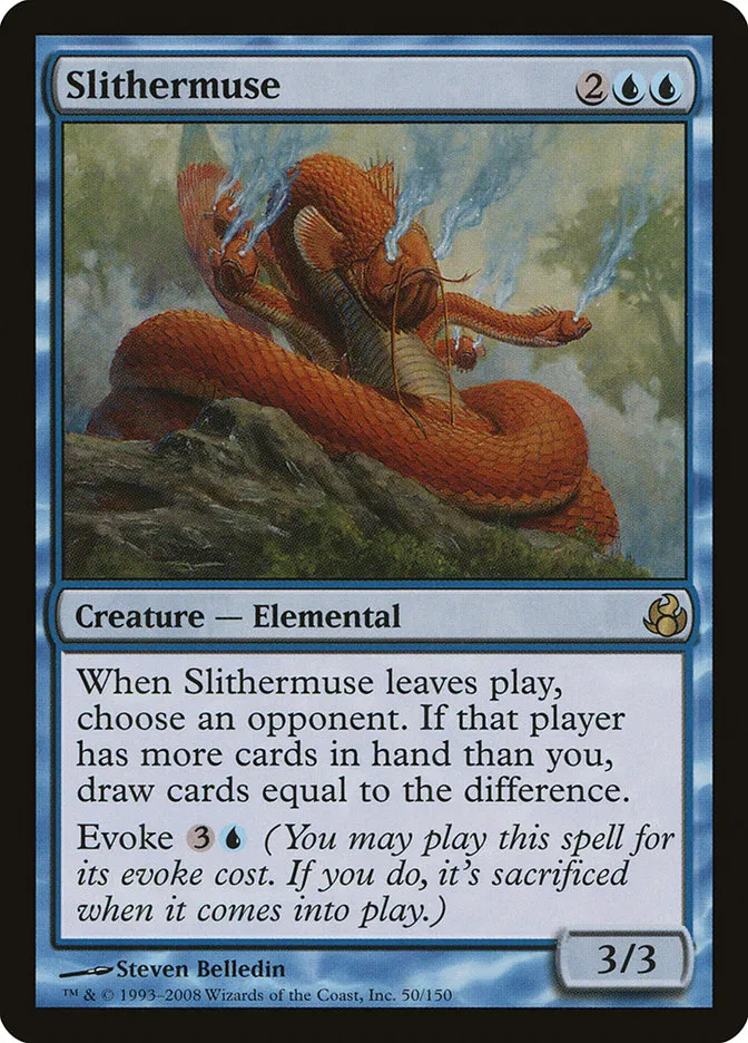 2008 Morningtide Slithermuse rare #50 unlisted card image