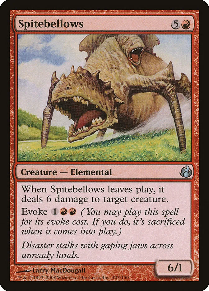 2008 Morningtide Spitebellows uncommon #105 unlisted card image