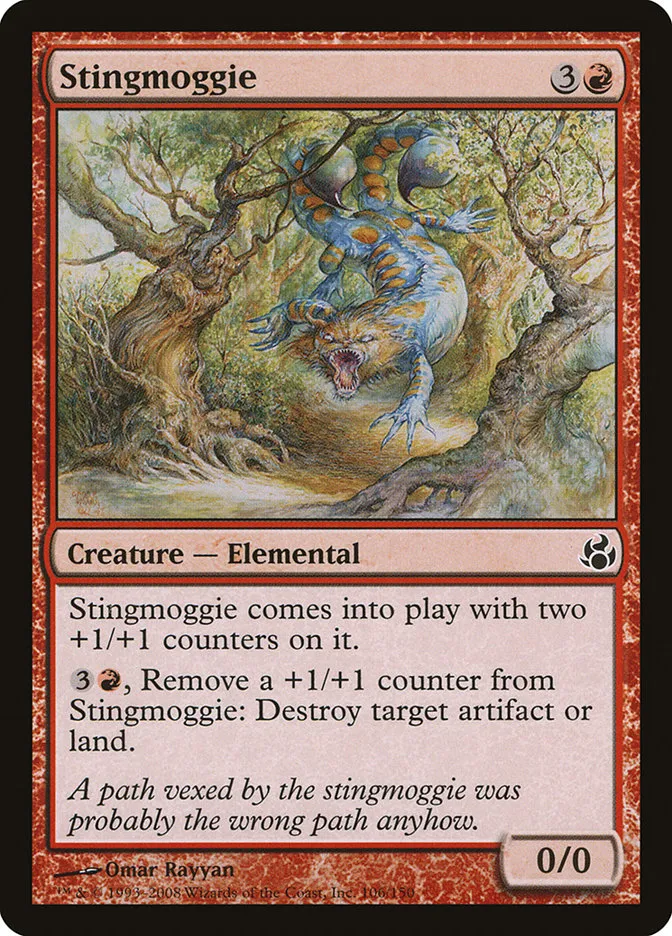 2008 Morningtide Stingmoggie common #106 unlisted card image