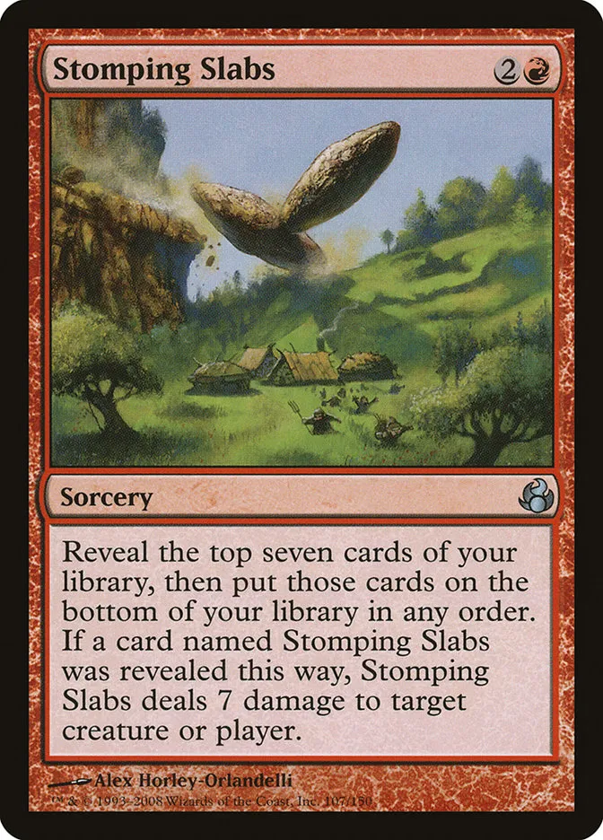 2008 Morningtide Stomping Slabs uncommon #107 unlisted card image