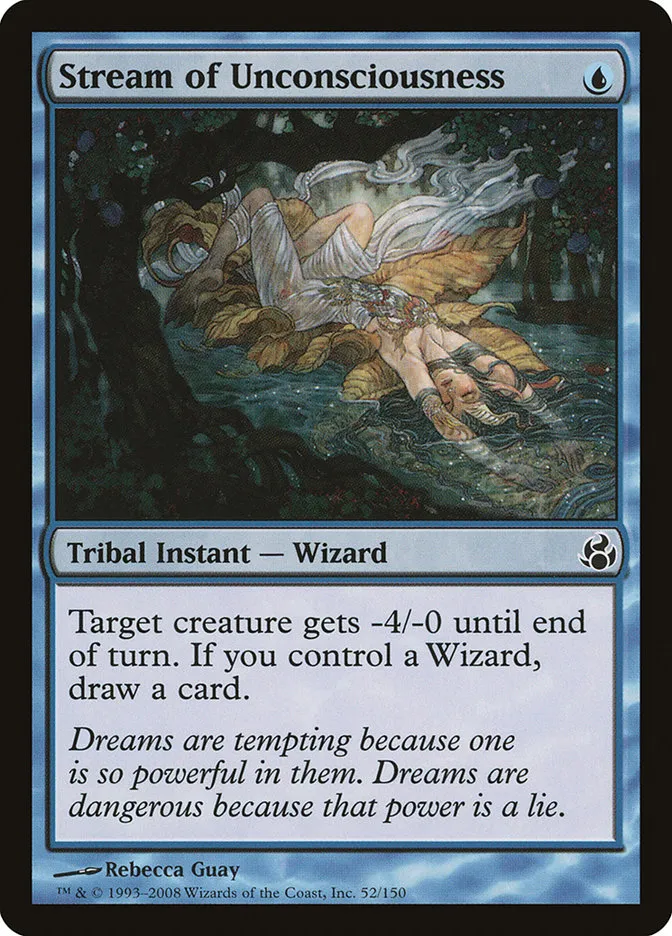 2008 Morningtide Stream of Unconsciousness common #52 unlisted card image
