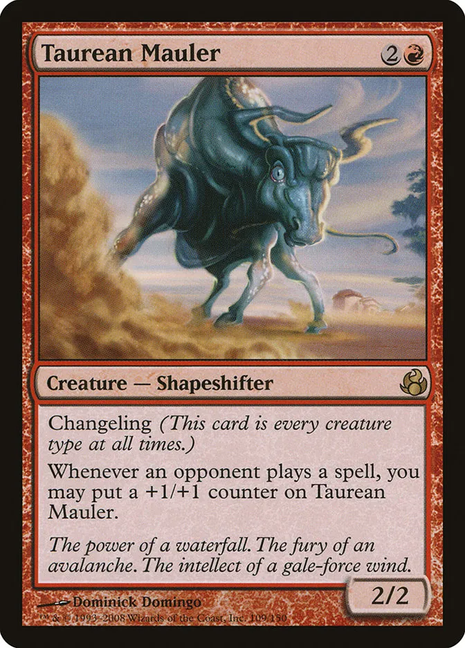 2008 Morningtide Taurean Mauler rare #109 unlisted card image