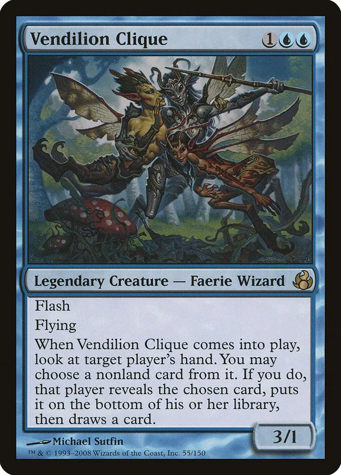 2008 Morningtide Vendilion Clique rare #55 unlisted card image