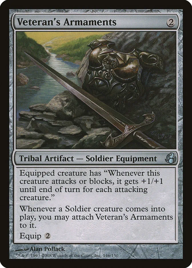 2008 Morningtide Veteran's Armaments uncommon #146 unlisted card image