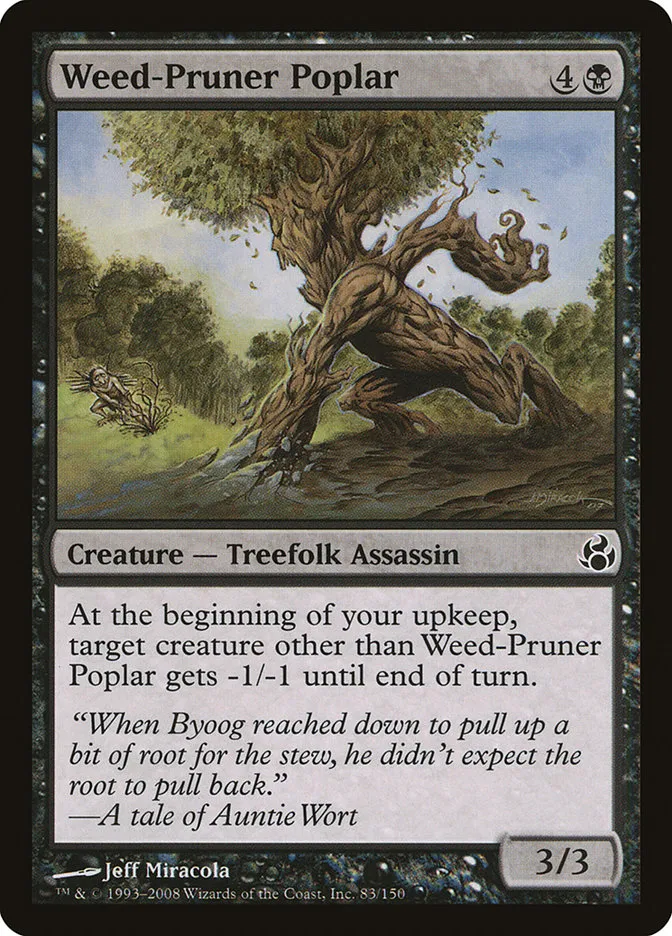 2008 Morningtide Weed-Pruner Poplar common #83 unlisted card image