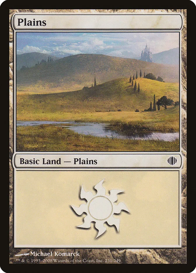 2008 Shards of Alara Plains #231 common card image