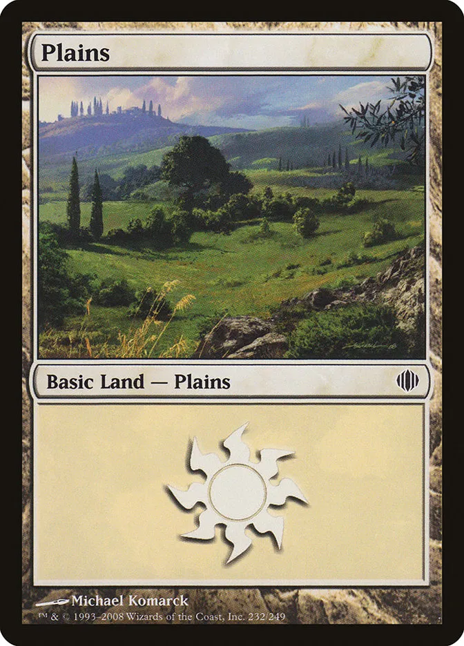 2008 Shards of Alara Plains #232 common card image