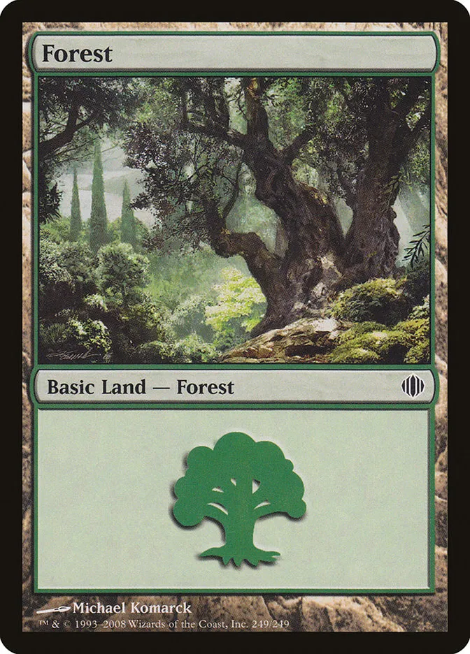 2008 Shards of Alara Forest #249 common card image