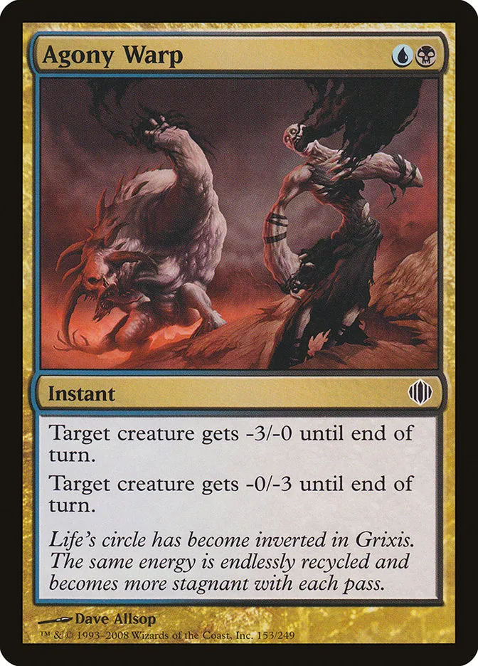 2008 Shards of Alara Agony Warp #153 common card image