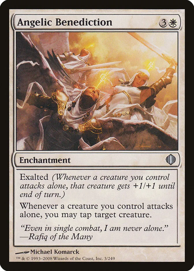 2008 Shards of Alara Angelic Benediction uncommon #3 uncommon card image