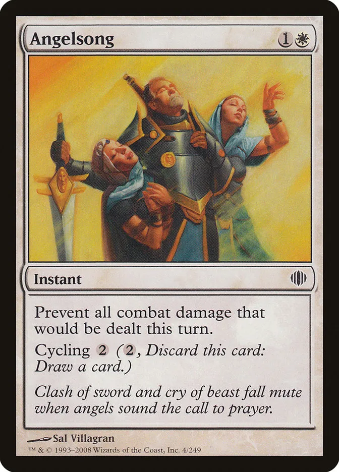 2008 Shards of Alara Angelsong common #4 common card image