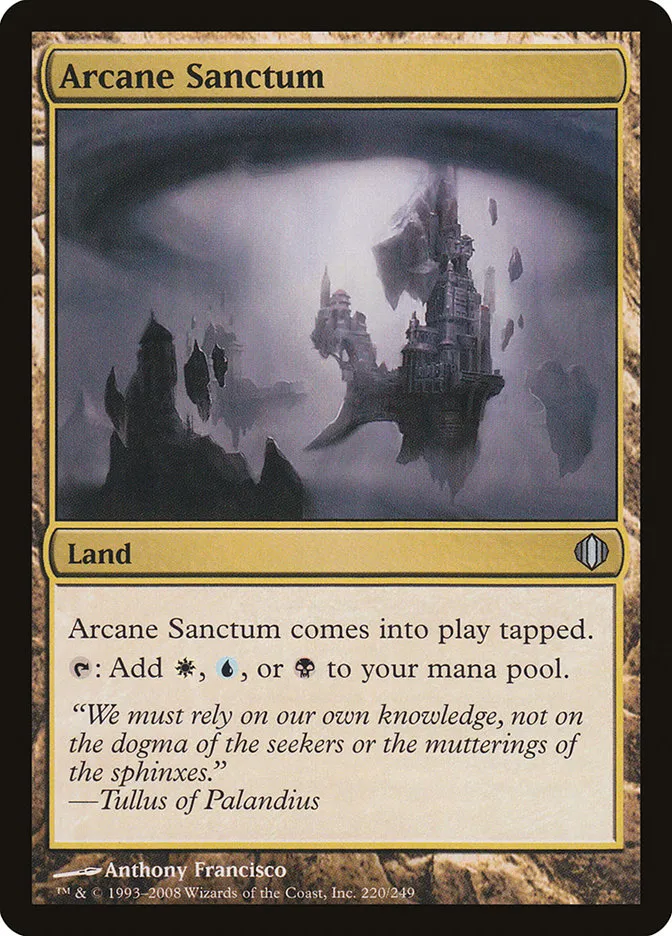 2008 Shards of Alara Arcane Sanctum #220 uncommon card image