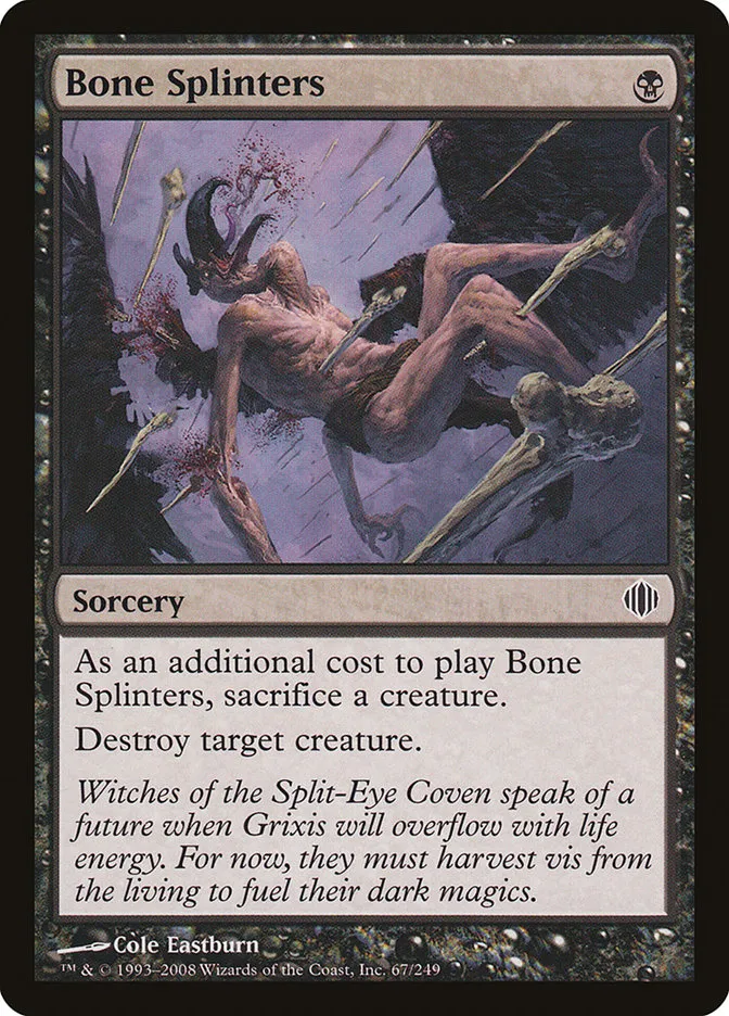 2008 Shards of Alara Bone Splinters #67 common card image