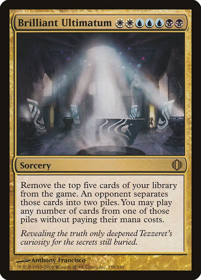 2008 Shards of Alara Brilliant Ultimatum #159 rare card image