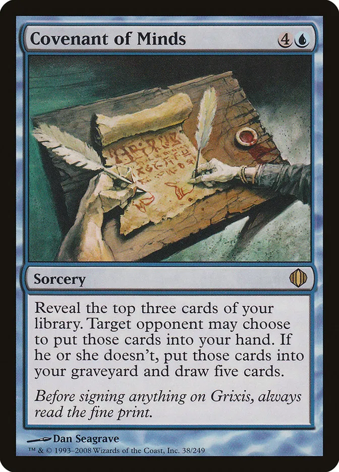 2008 Shards of Alara Covenant of Minds rare #38 rare card image