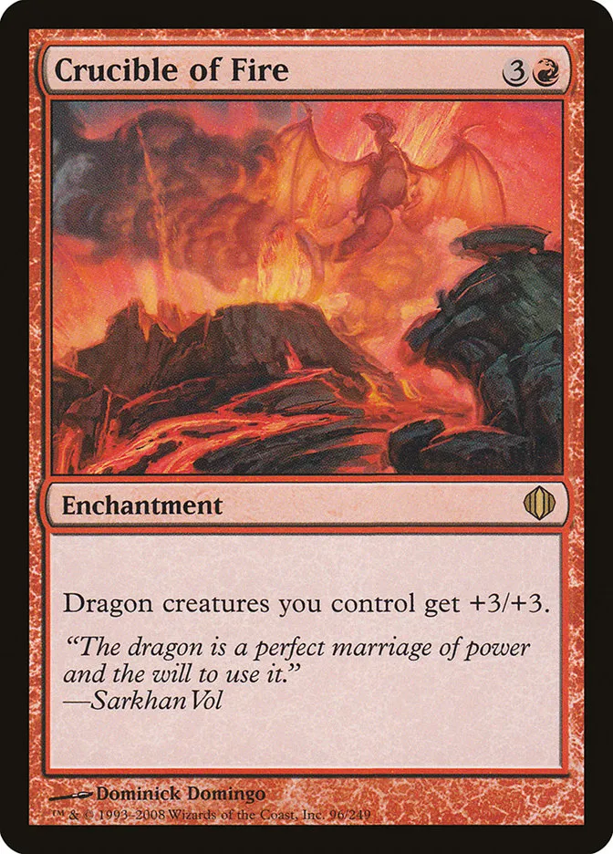 2008 Shards of Alara Crucible of Fire #96 rare card image