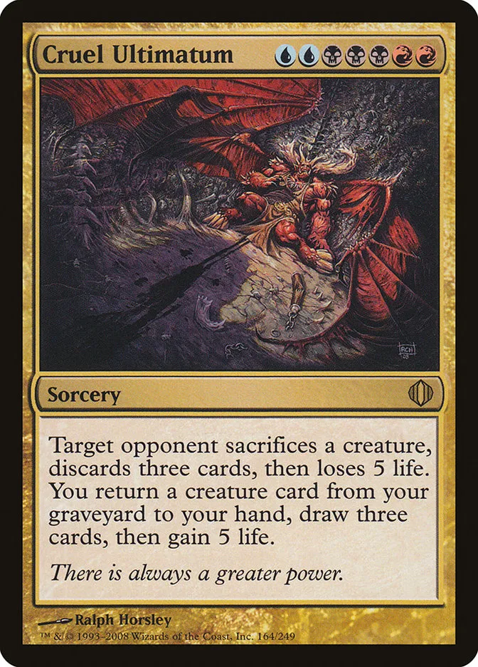 2008 Shards of Alara Cruel Ultimatum #164 rare card image
