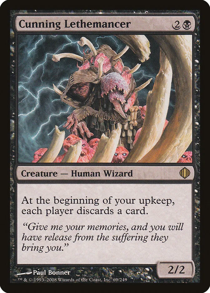 2008 Shards of Alara Cunning Lethemancer #69 rare card image