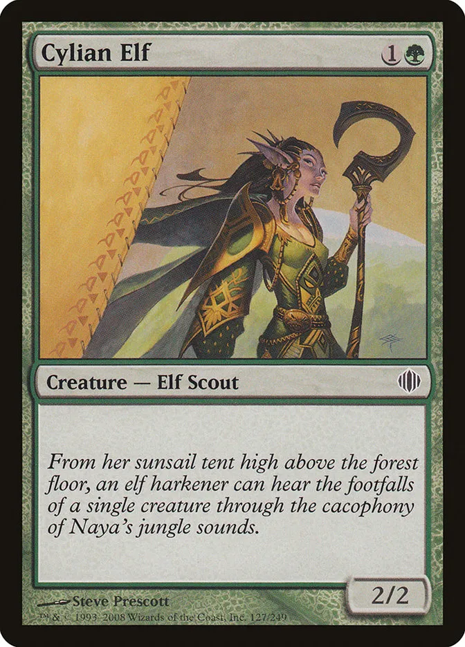 2008 Shards of Alara Cylian Elf #127 common card image