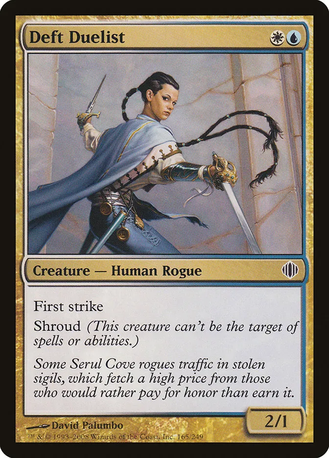2008 Shards of Alara Deft Duelist #165 common card image