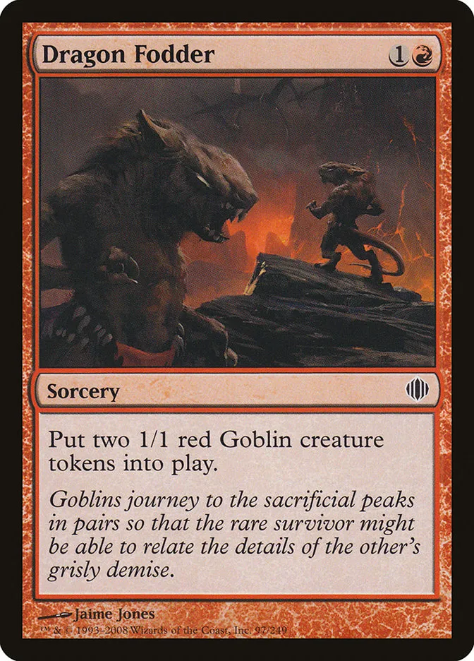 2008 Shards of Alara Dragon Fodder #97 common card image