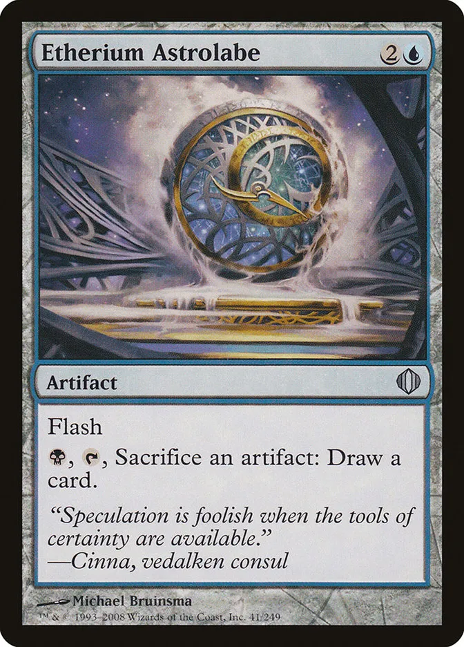 2008 Shards of Alara Etherium Astrolabe uncommon #41 uncommon card image
