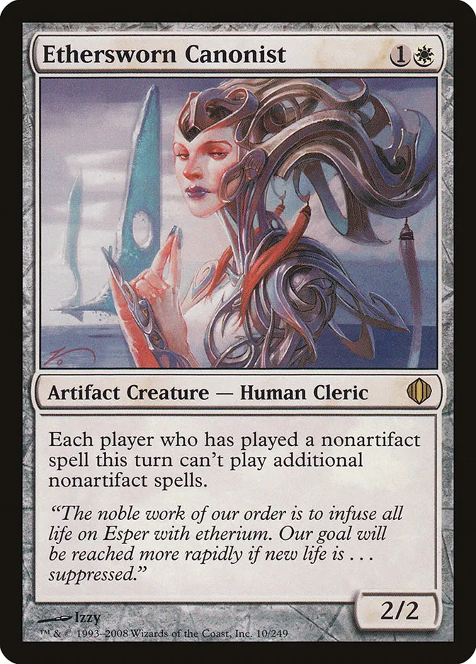 2008 Shards of Alara Ethersworn Canonist rare #10 rare card image