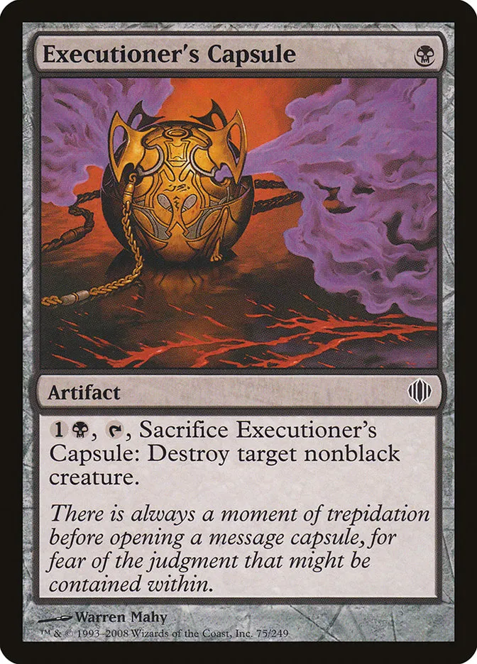 2008 Shards of Alara Executioner's Capsule #75 common card image