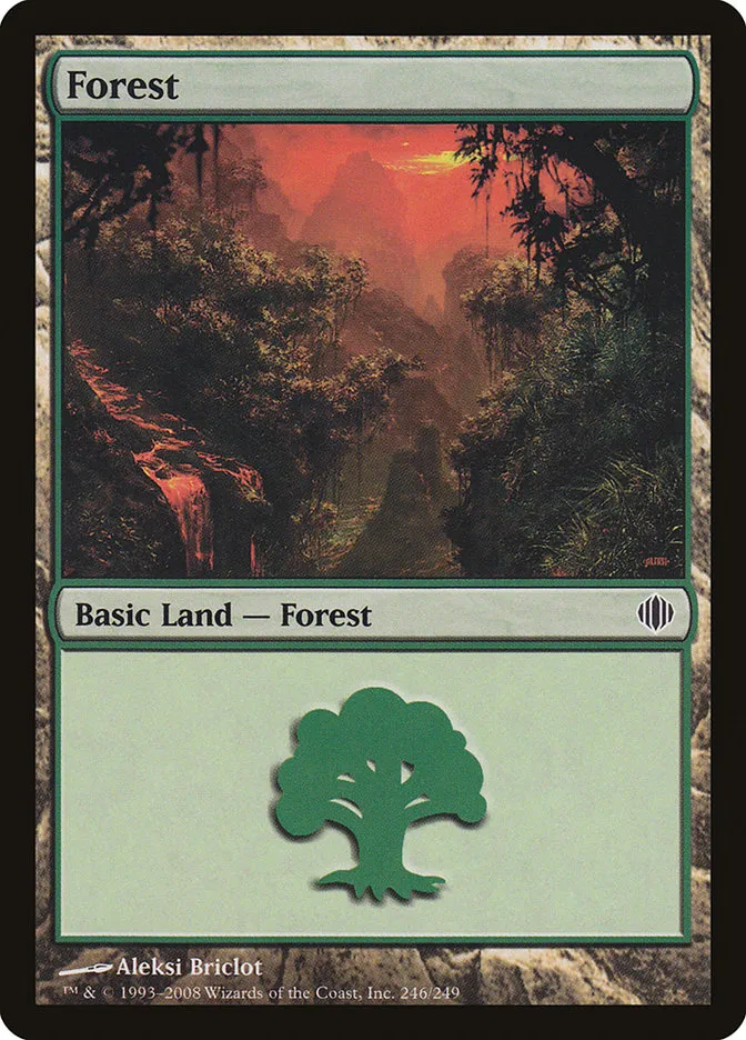 2008 Shards of Alara Forest #246 common card image