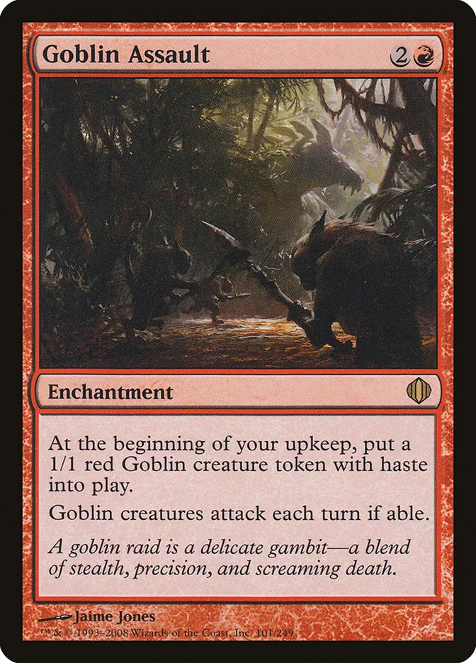 2008 Shards of Alara Goblin Assault #101 rare card image