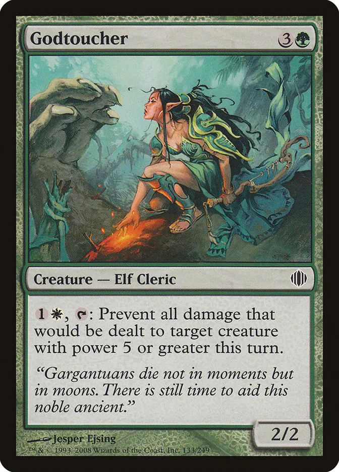 2008 Shards of Alara Godtoucher #133 common card image