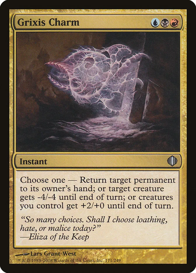 2008 Shards of Alara Grixis Charm #171 uncommon card image