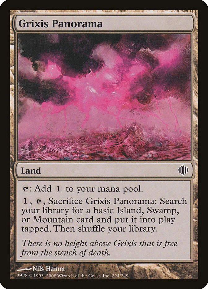2008 Shards of Alara Grixis Panorama #224 common card image