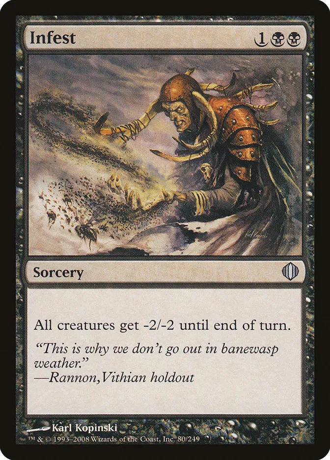 2008 Shards of Alara Infest #80 uncommon card image