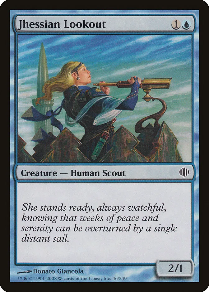 2008 Shards of Alara Jhessian Lookout #46 common card image