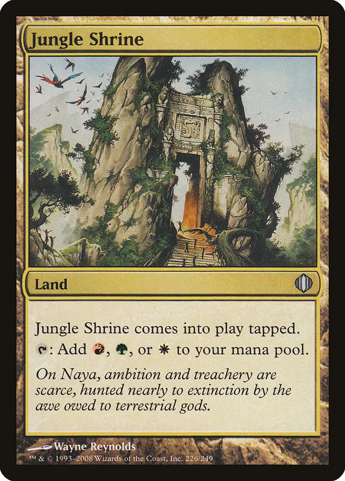 2008 Shards of Alara Jungle Shrine #226 uncommon card image