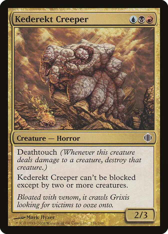 2008 Shards of Alara Kederekt Creeper #176 common card image