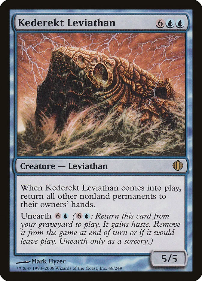 2008 Shards of Alara Kederekt Leviathan #48 rare card image
