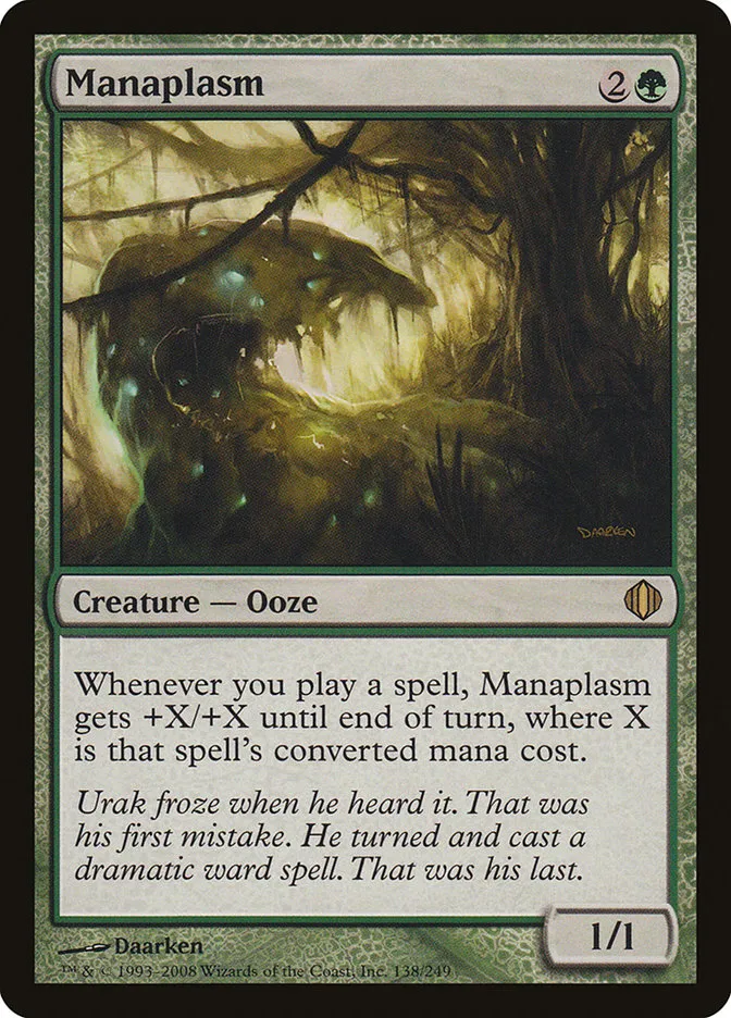 2008 Shards of Alara Manaplasm #138 rare card image