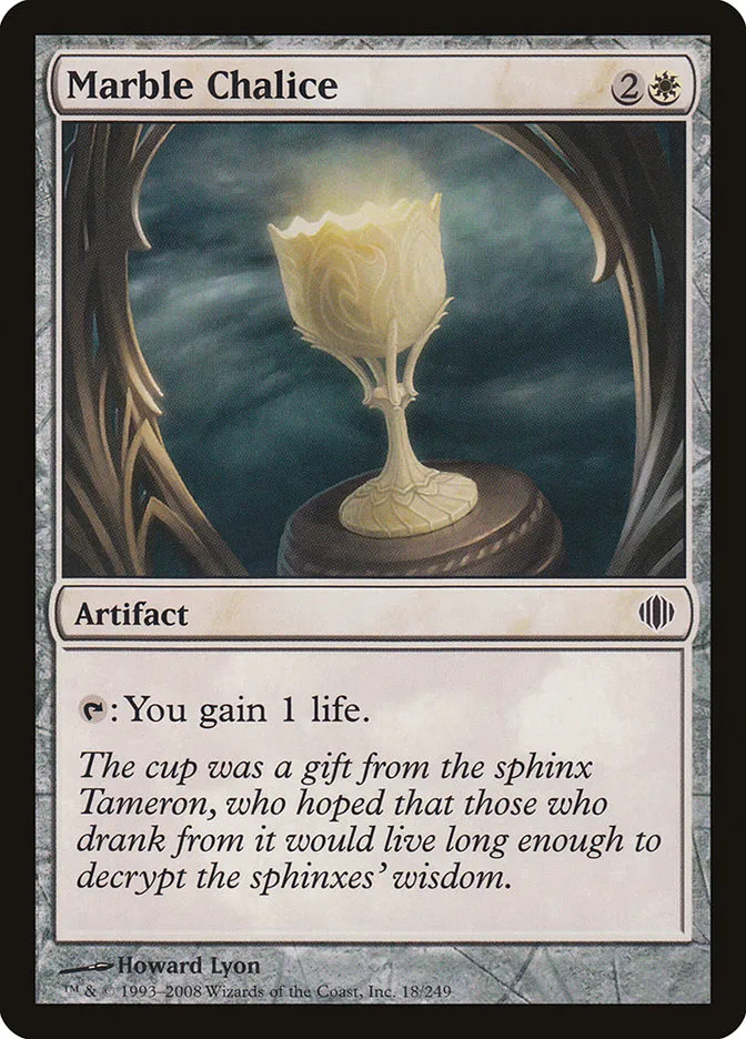 2008 Shards of Alara Marble Chalice common #18 common card image