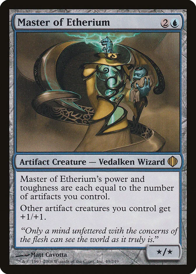 2008 Shards of Alara Master of Etherium #49 rare card image