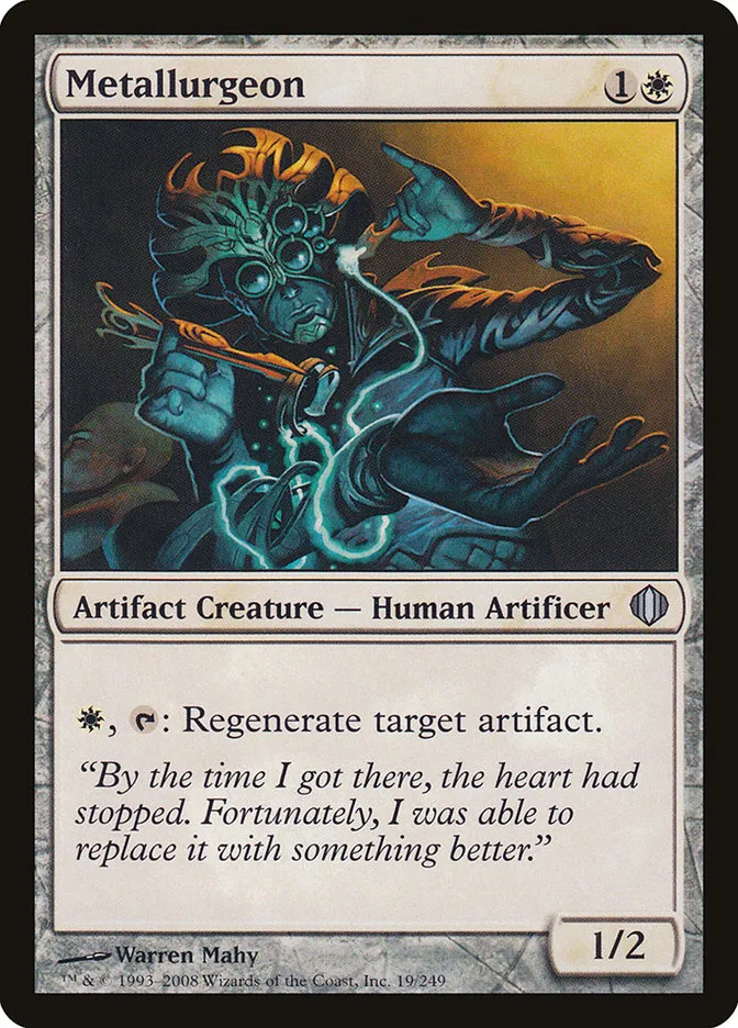 2008 Shards of Alara Metallurgeon uncommon #19 uncommon card image