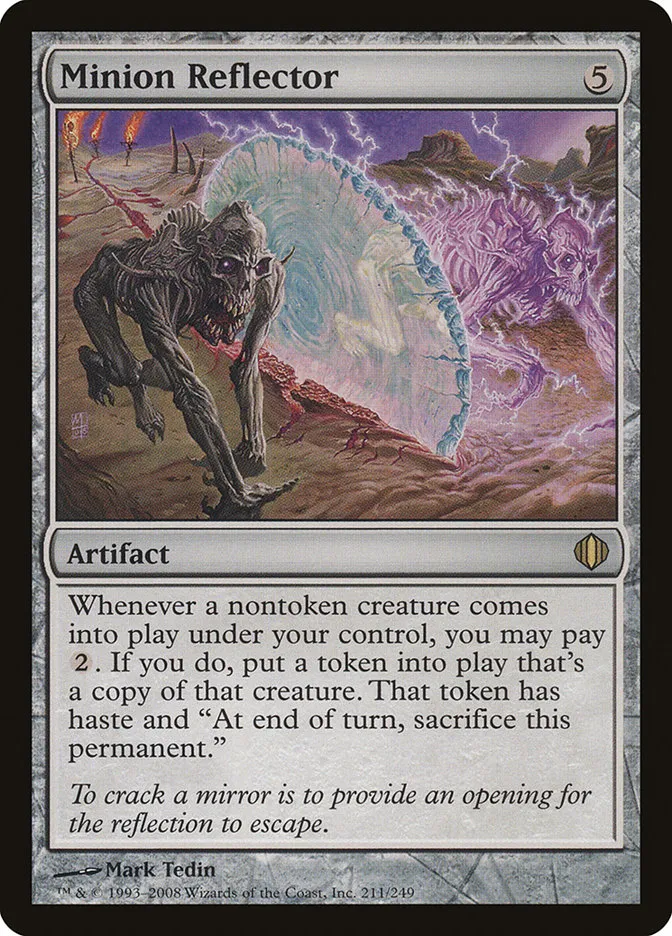 2008 Shards of Alara Minion Reflector #211 rare card image