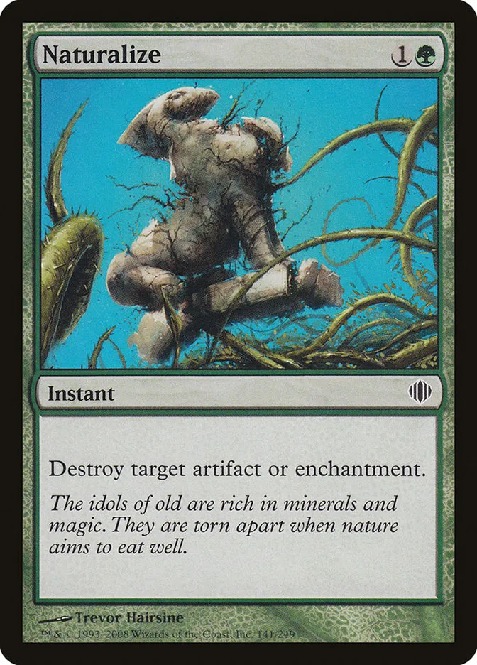 2008 Shards of Alara Naturalize #141 common card image