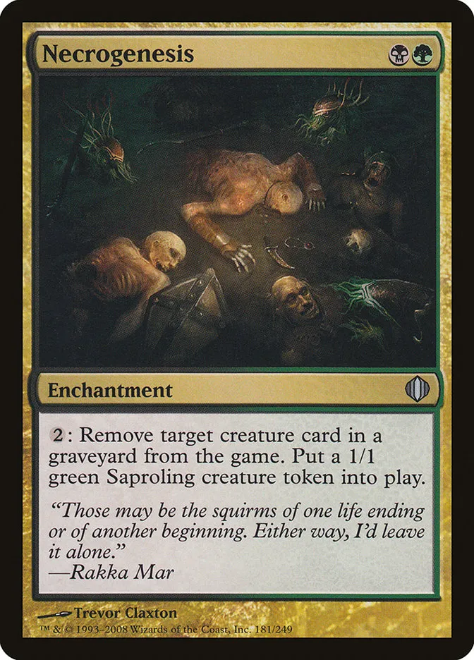 2008 Shards of Alara Necrogenesis #181 uncommon card image